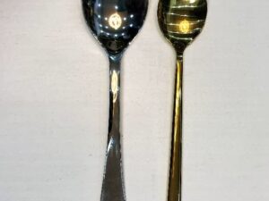 Gold plated spoon